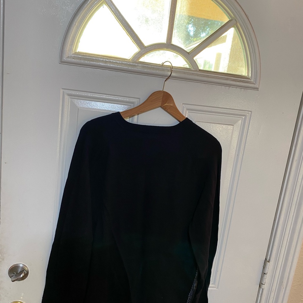 Structure patterned crew neck - Picture 4 of 9